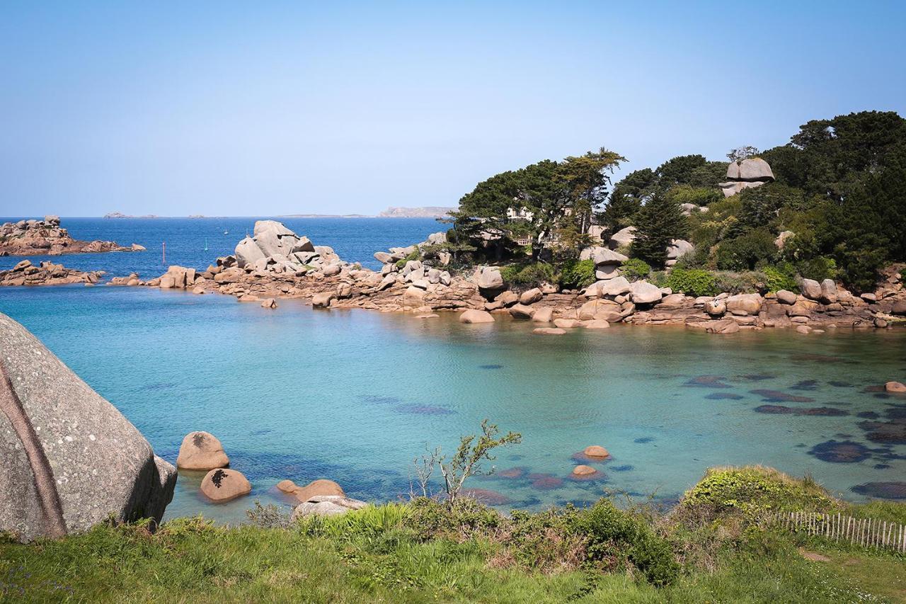 Logis Hôtel Saint Guirec Et De La Plage Perros-Guirec Exterior foto