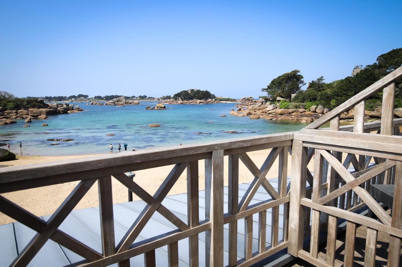 Logis Hôtel Saint Guirec Et De La Plage Perros-Guirec Exterior foto