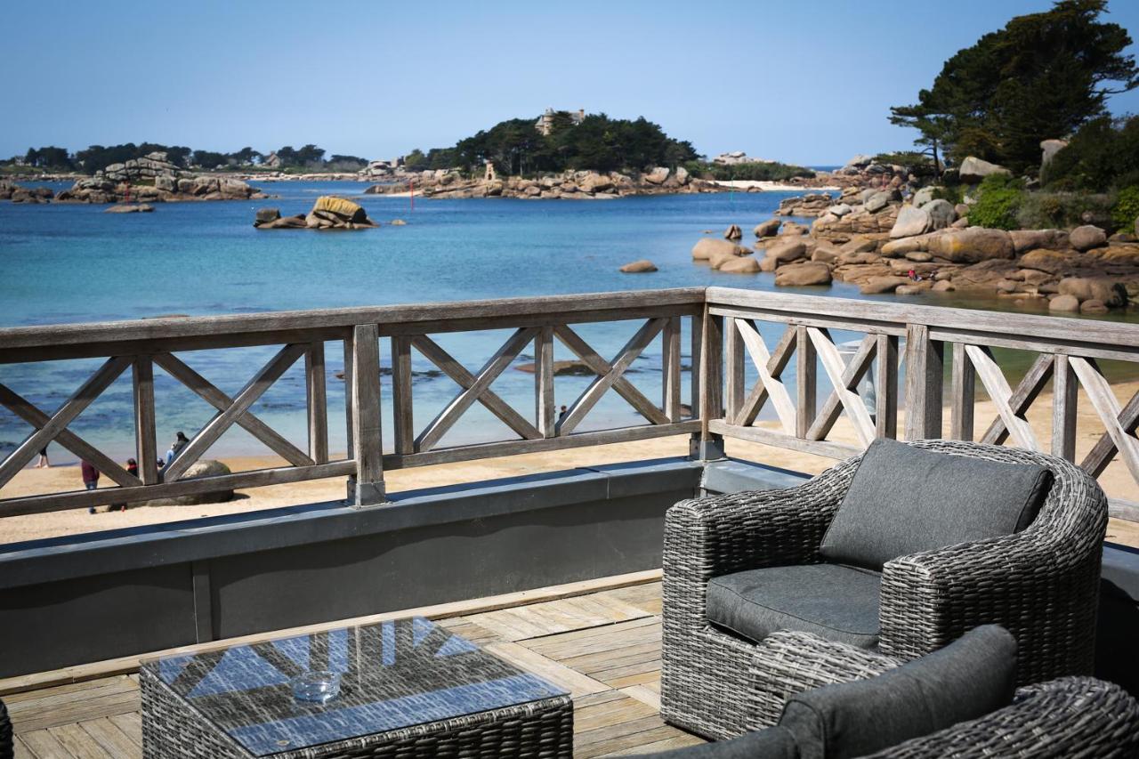 Logis Hôtel Saint Guirec Et De La Plage Perros-Guirec Exterior foto