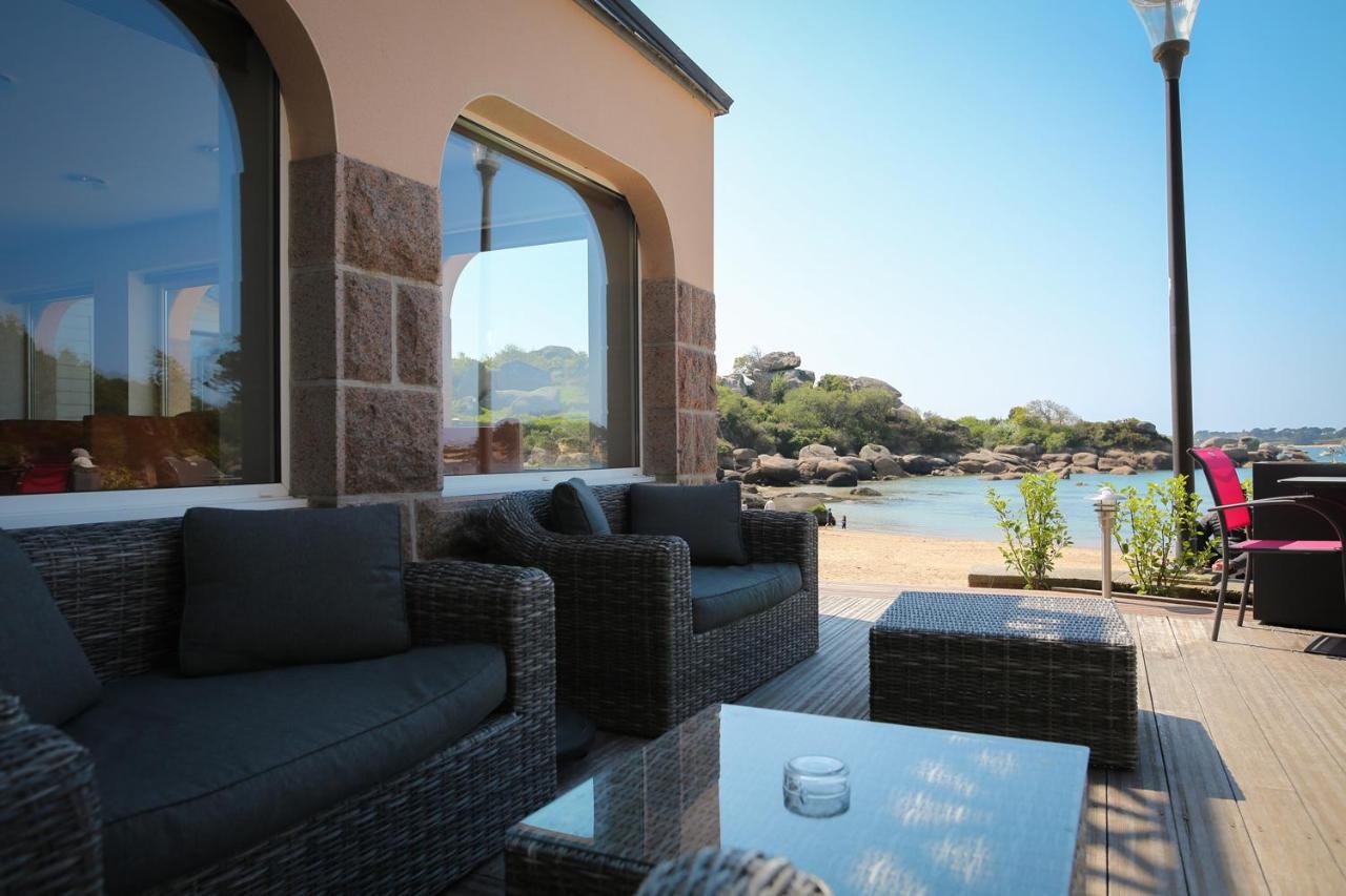 Logis Hôtel Saint Guirec Et De La Plage Perros-Guirec Exterior foto